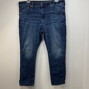 American Eagle Outfitters Dark Blue Relaxed Jeans